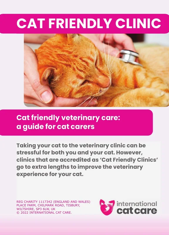 غلاف دليل العيادة الصديقة للقطط من International Cat Care